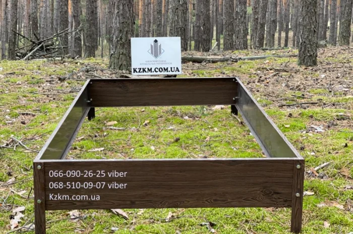 Грядка оцинкованная под дерево орех с сучком, красивая высокая- фото № 2