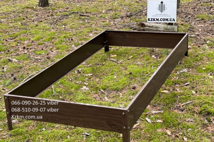 Грядка оцинкованная под дерево орех с сучком, красивая высокая- фото № 3