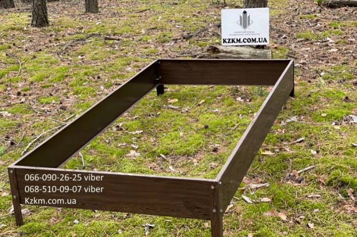 Грядка оцинкованная под дерево орех с сучком, красивая высокая- фото № 4