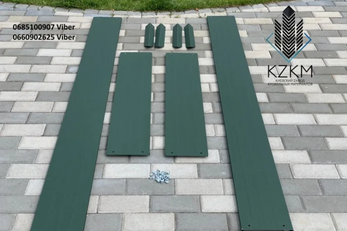 Сборная грядка матовая, сборная " Люкс" высокая, металлическая грядка- фото № 2