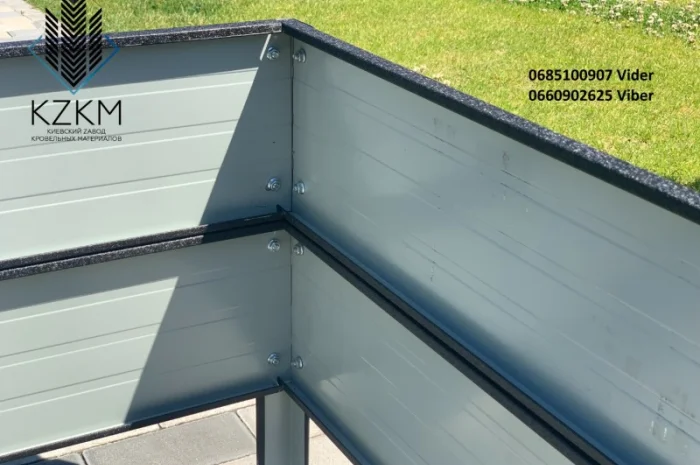 Збірна грядка матова, збірна "Люкс" висока 380 мм, металева грядка- фото № 2