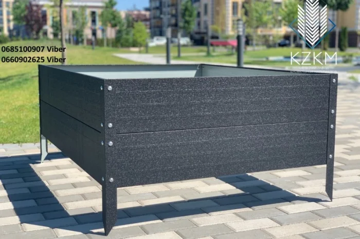 Збірна грядка матова, збірна "Люкс" висока 380 мм, металева грядка- фото № 7