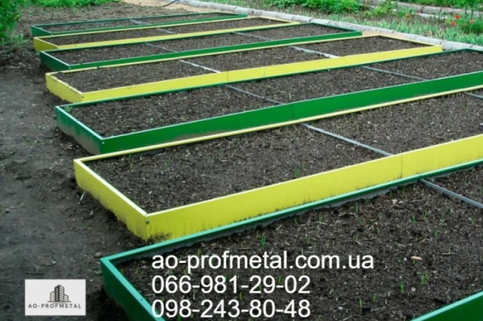 Грядки из профнастила, Высокие грядки на дачу- фото № 4