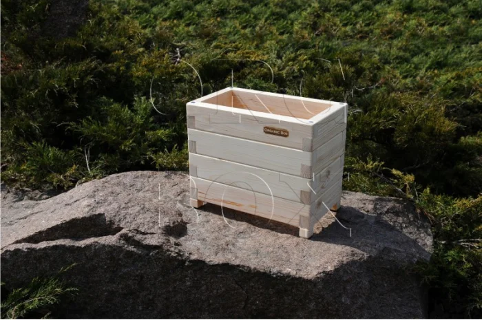 Деревянные ящики для цветов, высокие грядки, ограждения для клумб Organic Box купить- фото № 3