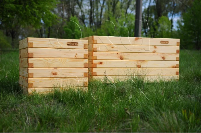 Ящики для цветов, растений, ограждения для клумб высокие грядки Organic Box купить Киев- фото № 1