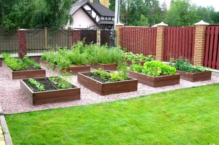 Обустройство декоративного огорода "под ключ". Высокие грядки, приподнятые грядки- фото № 4
