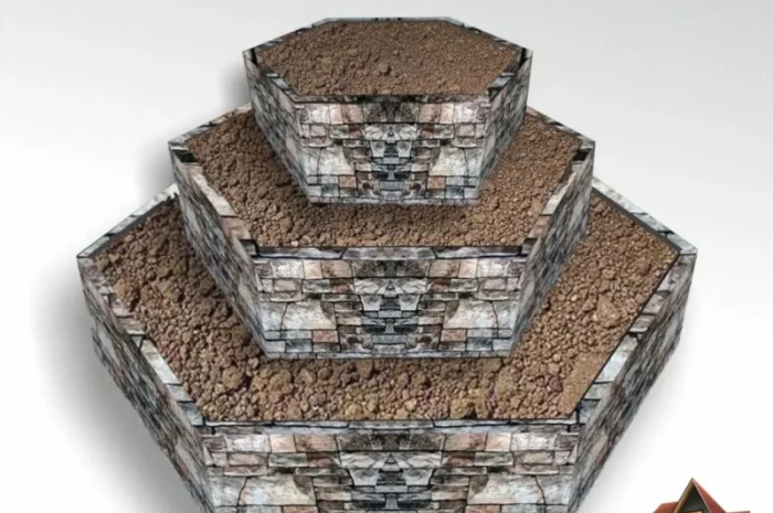 Грядка, клумба, Альпійська гірка, каскадна клумба- фото № 1