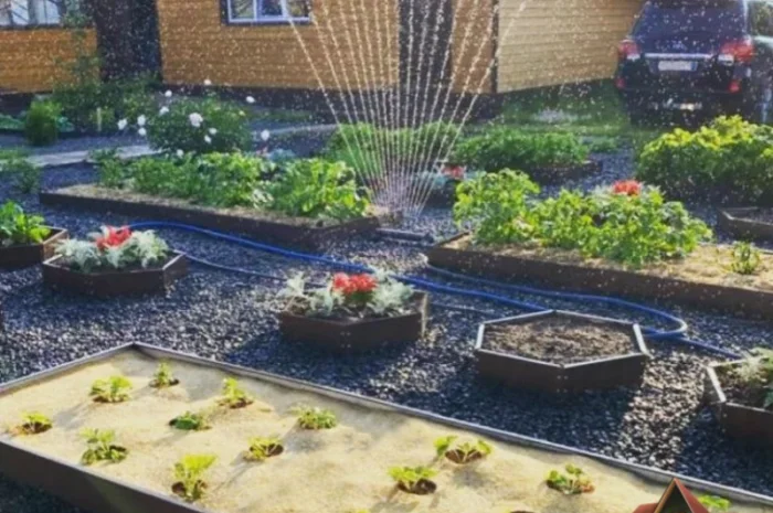 Насипна клумба, грядка для ділянки- фото № 2