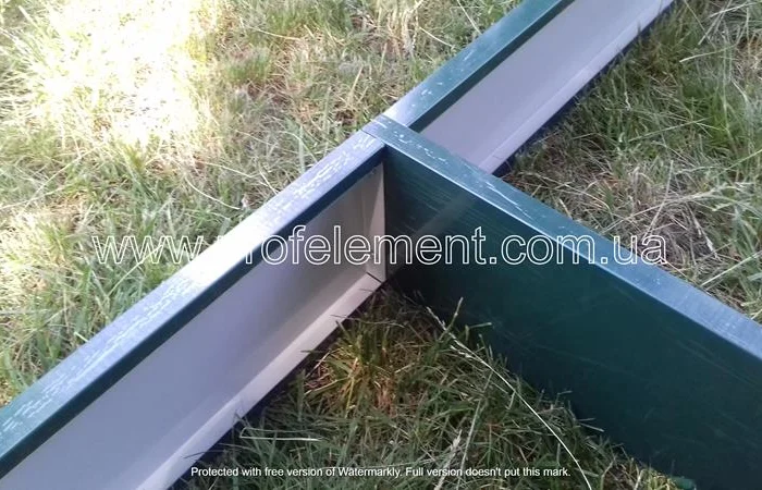 Купить ограждение для грядок, грядки металлические, ограда для грядок- фото № 2