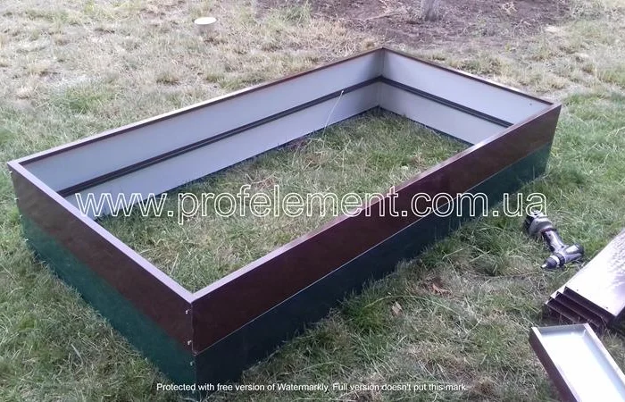 Купить ограждение для грядок, грядки металлические, ограда для грядок- фото № 4