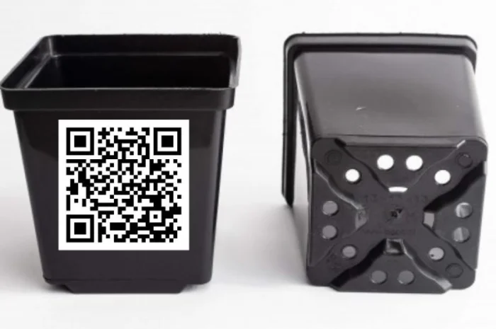 Квадратні горщики для квітів та розсади Kloda- фото № 1