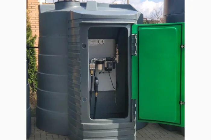 Міні АЗС 5000л під ключ Резервуар двостінний з заправним модулем для дизпалива- фото № 3