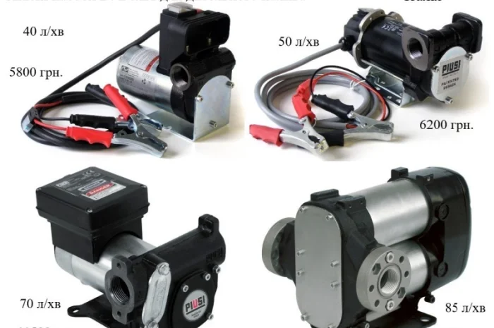 Якісний насос для палива, дизельні і бензинові АЗС, масло Італія- фото № 6