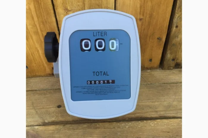 Счетчик механический для Мини Азс, учет топливо, Лічильник, расходомер- фото № 2