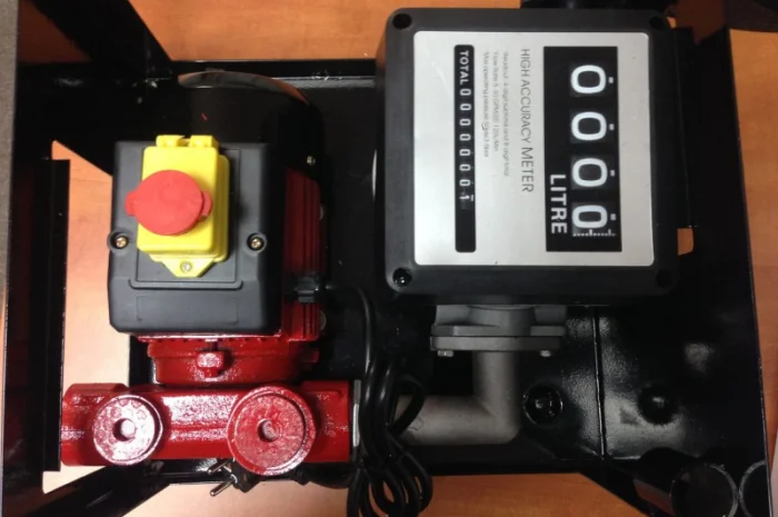 Заправочные станции, мини АЗС для перекачки ДТ 220 Вт с механическим счетчиком Geko Max- фото № 3