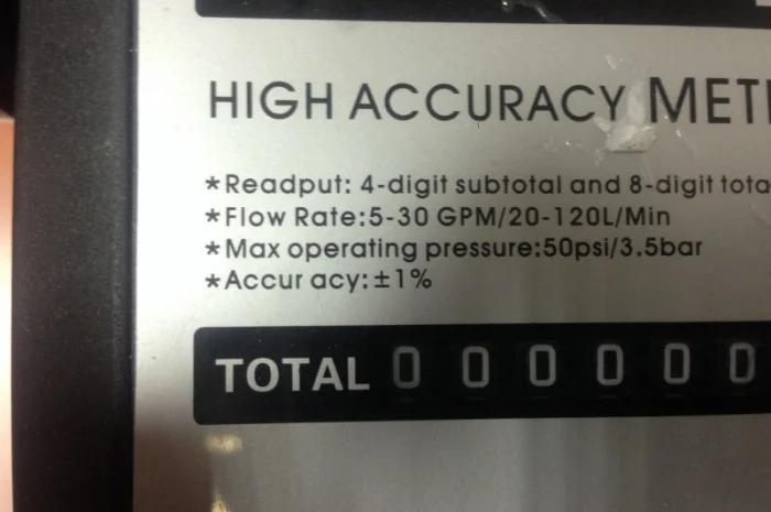 Счетчик механический для перекачки дизельного топлива- фото № 1