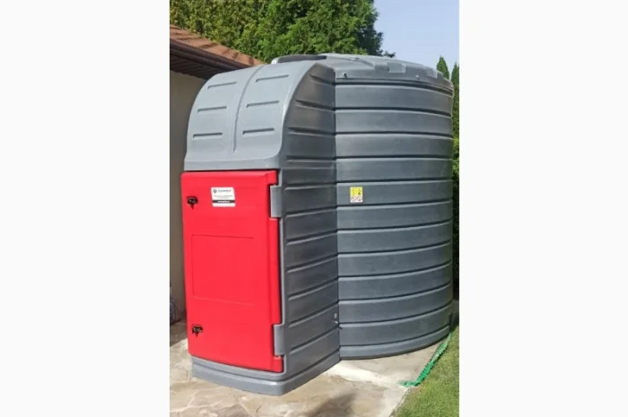 Мобильная мини АЗС Swimer 10000 л резервуар емкость для дизельного топлива, ДТ, ГСМ- фото № 1