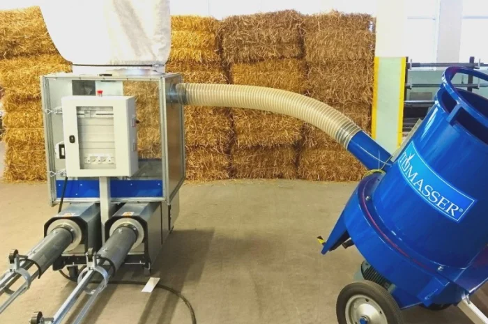 Линия брикетирования соломы шнековым прессом BIOMASSER. 300кг.час. Б.У- фото № 10