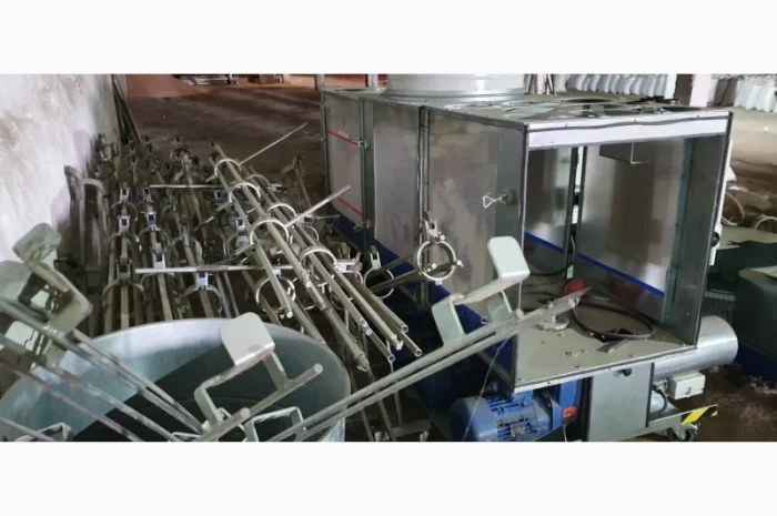 Линия брикетирования соломы шнековым прессом BIOMASSER. 300кг.час. Б.У- фото № 11