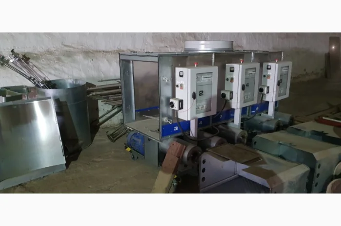 Линия брикетирования соломы шнековым прессом BIOMASSER. 300кг.час. Б.У- фото № 3