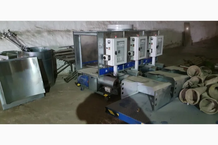 Линия брикетирования соломы шнековым прессом BIOMASSER. 300кг.час. Б.У- фото № 5