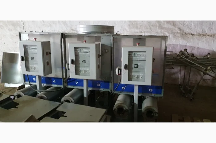 Линия брикетирования соломы шнековым прессом BIOMASSER. 300кг.час. Б.У- фото № 8