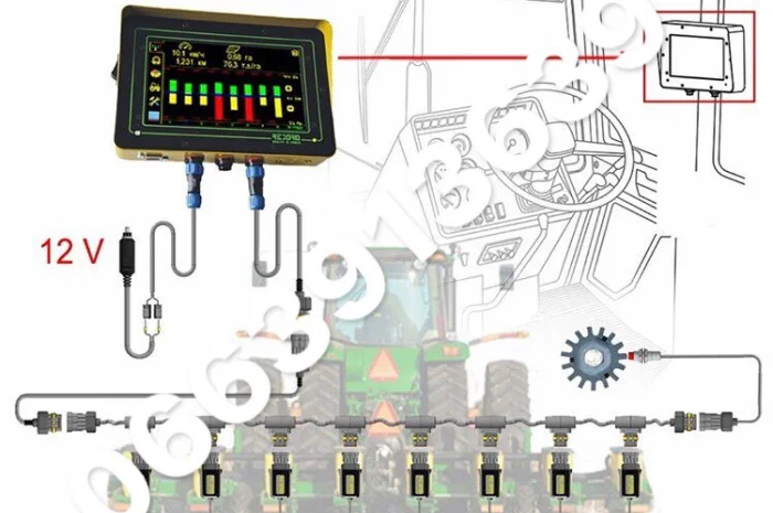 Система контроля высева для сеялки Джон дир, John Deer- фото № 2