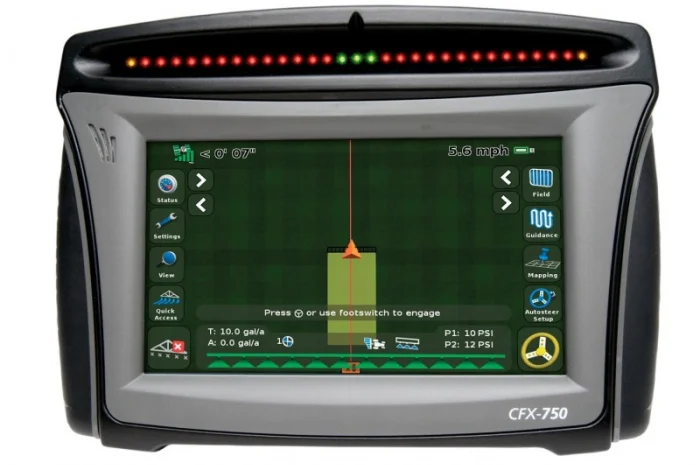 Многофункциональный дисплей Trimble CFX-750 навигация система точного земледелия- фото № 1