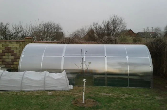 Дачные теплицы с поликарбонатом и пленкой. ЗАВОД ТЕПЛИЦЬ- фото № 5