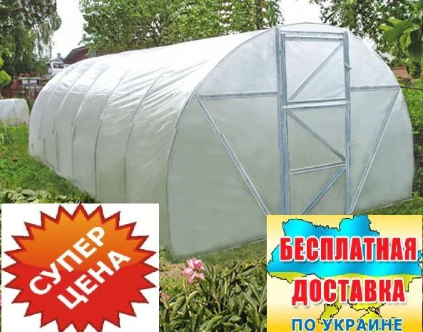 Теплица "Урожайная" 3х6х2м с пленкой- фото № 1