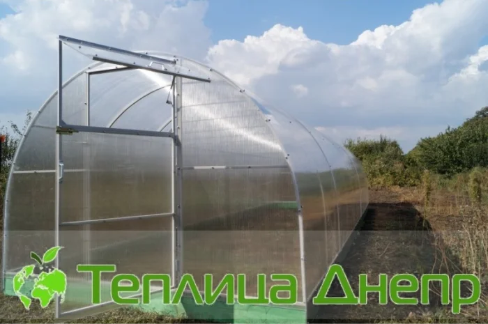 Теплица Днепр 3х10 с сотовым поликарбонатом- фото № 1