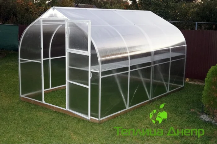 Двускатная теплица «Акцент» с поликарбонатом- фото № 1