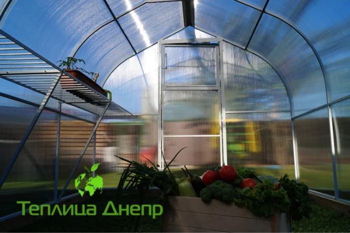 Двускатная теплица «Акцент» с поликарбонатом- фото № 4