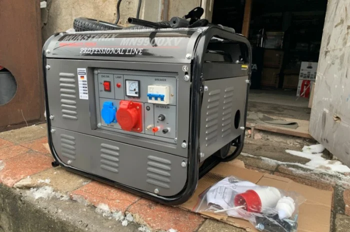 Електрогенератор 3 фазный, на 4.5 кВт Munsterix MN 9900 XV- фото № 1