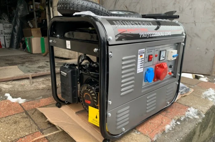 Електрогенератор 3 фазный, на 4.5 кВт Munsterix MN 9900 XV- фото № 3