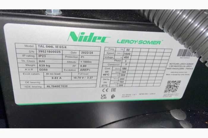 Дизельний генератор FOGO FD 180 I-ST - 190 kVA 2023- фото № 5