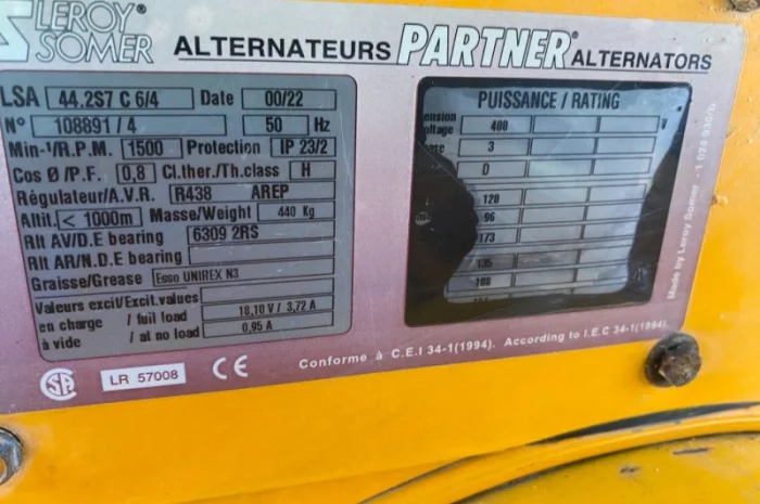 Дизельний генератор LS LEROY SOMER ( John Deere ) 100 кВт В Наявності- фото № 6