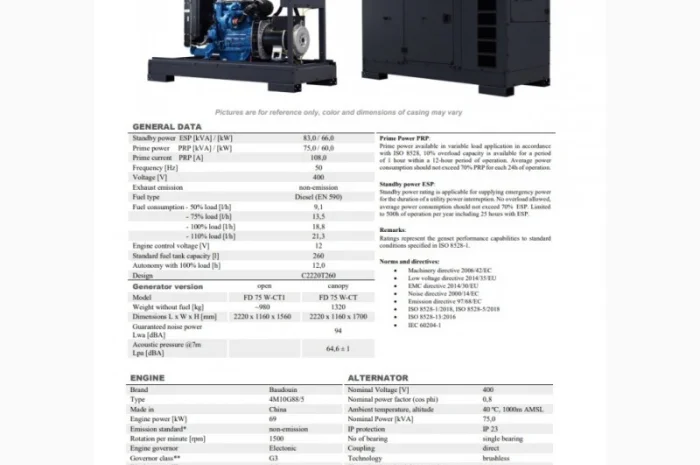 Дизельный генератор 6, 8, 12, 20, 25, 33, 50, 60, 80, 100, 110, 120, 150, 200, 250, 300, 330, 500 Гарантия- фото № 7