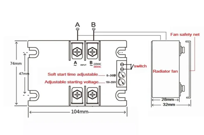 2 Квт Реле плавного пуску УПП - Плавний пуск насосів, та насосних станцій з напругою 220В- фото № 5