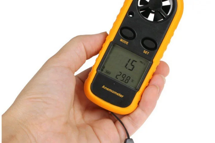 Цифровой анемометр GM-816 ( TAM816 Mini ) ( 0, 7 - 30 м/с )- фото № 1