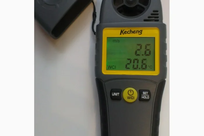 Цифровой анемометр Kecheng SR5280A ( КС-280А ) 0.4 30.0m/s;  0 C 50 C- фото № 1