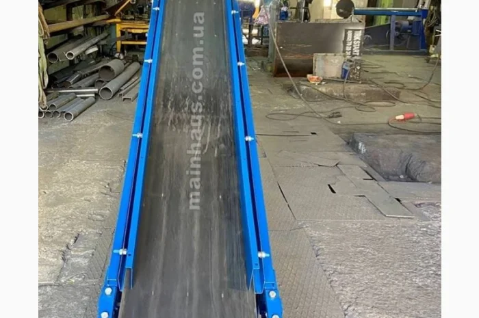 Конвейер ленточный стрічковий транспортер лента 400мм, длина 4500, привод 1, 1кВт/380В- фото № 1