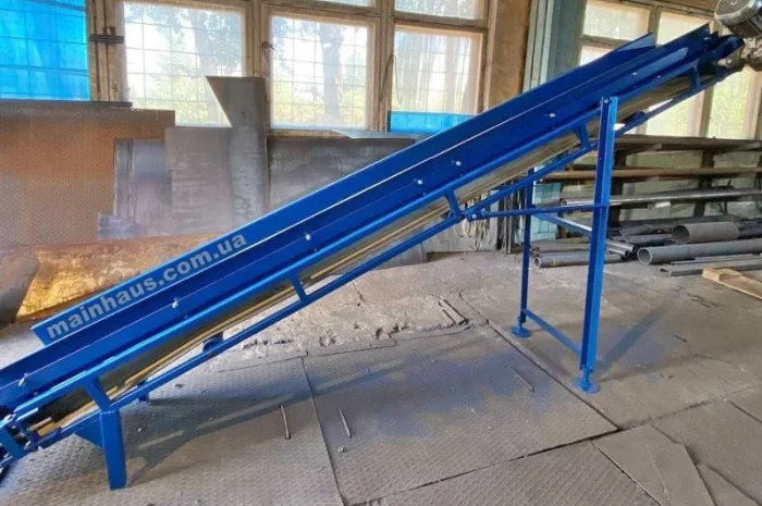 Конвейер ленточный стрічковий транспортер лента 400мм, длина 4500, привод 1, 1кВт/380В- фото № 2