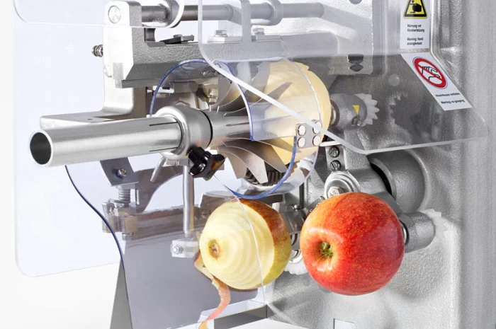 Машина для очистки, нарезания, удаления сердцевины яблок 70-100 кг/час- фото № 2