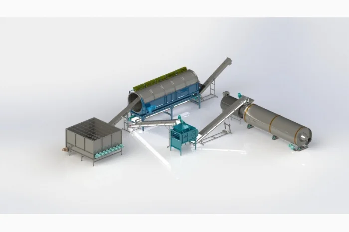 Линия по отделению косточек винограда от жмыха- фото № 2