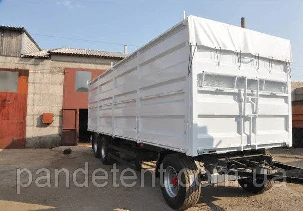 Тент на кузов, зерновоз, самосвал, накидка под трубу ткань ПВХ Испания- фото № 1