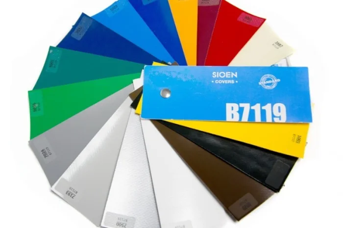 Водонепроницаемый тент для палатки, бассейна, навеса, кузов зерновоза ПВХ ткань 630г/м²- фото № 5