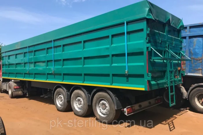 Тент накидка пвх-Без предоплаты на полуприцеп, зерновоз с люверсами, скоба, эспандер, трос- фото № 4