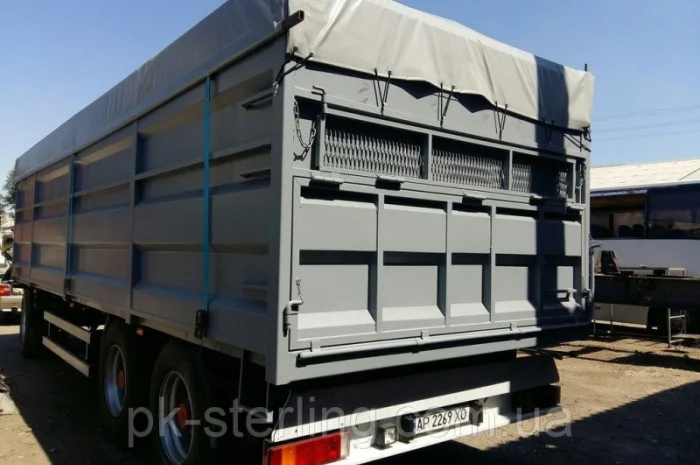 Тент на полуприцеп зерновоз, самосвал, кузов, борт, полу прицеп ткань ПВХ Германия- фото № 1