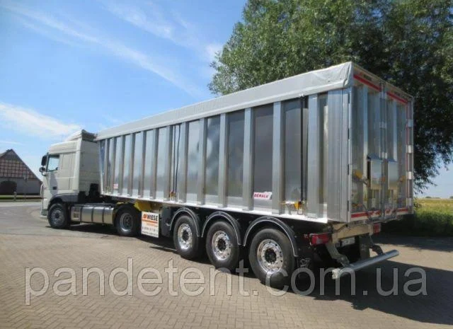 Тенты ПВХ на зерновоз из водо и мороустойчивой ткани ПВХ- фото № 6